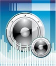 Disco Music Background Royalty Free Stock Photo