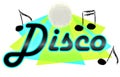Disco music/eps Royalty Free Stock Photo