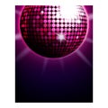 Disco music party poster background Royalty Free Stock Photo