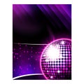 Disco music party poster background Royalty Free Stock Photo