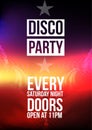 Disco Party Background - Vector Illustration Royalty Free Stock Photo