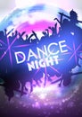 Disco Party Poster - Vector Illustration Royalty Free Stock Photo