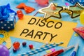 Funny Disco Party invitation