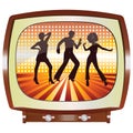 Disco tv Royalty Free Stock Photo