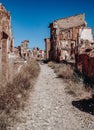 Discobering the Main street of the old town of Blechite Royalty Free Stock Photo