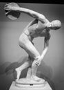 Discobolus classical ancient sculpture Royalty Free Stock Photo