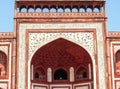 Discolouration of the Taj Gate, Taj Mahal, India