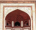 Discolouration of the Taj Mahal, India
