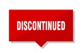 Discontinued price tag Royalty Free Stock Photo