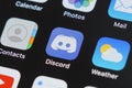 Discord Apps on Iphone Screen