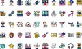 Discotheque icons High-Quality Vector Icons Collection with Editable Stroke. Ideal for Professional and Creative Royalty Free Stock Photo