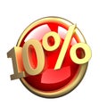 Discount button Royalty Free Stock Photo