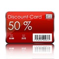 Discount card Royalty Free Stock Photo