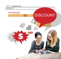 Discount Clearance Hot Price Promotion Concept Royalty Free Stock Photo