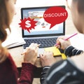 Discount Clearance Hot Price Promotion Concept Royalty Free Stock Photo