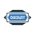 Discount, discounting, sticker icon Royalty Free Stock Photo