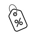 Discount Icon, Percentage Icon, Shopping Tags Outline Black, Discount Label, Pricing Tag, Retail Related Badges, Special Offer