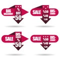 Discount Labels, Big Sale Royalty Free Stock Photo