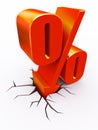 Discount percent vector Royalty Free Stock Photo
