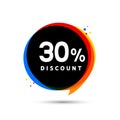 Discount price sale bubble banners. Price tags label. Special offer flat promotion sign design Royalty Free Stock Photo