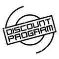 Discount Program rubber stamp