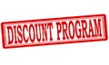 Discount program Royalty Free Stock Photo
