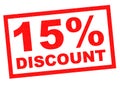 15% DISCOUNT