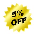 Discount sign Royalty Free Stock Photo