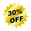 Discount sign Royalty Free Stock Photo