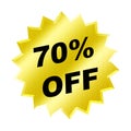 Discount sign Royalty Free Stock Photo