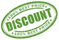 Discount stamp Royalty Free Stock Photo