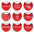 Discount Stickers set