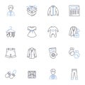 Discount stores line icons collection. Bargain, Deals, Discounts, Cheap, Affordable, Markdown, Clearance vector and