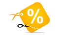 Discount symbol Logo Design Template Royalty Free Stock Photo
