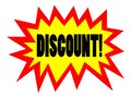 Discount tag - illustration Royalty Free Stock Photo