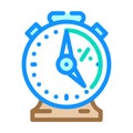 discount time color icon vector illustration