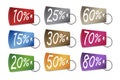 Discounted Prices Tags Royalty Free Stock Photo
