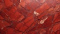 Exquisite Patterns on African Red Marble: Deep Red and Burgundy Textured Elegance. AI Generate
