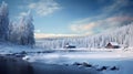 Photorealistic Winter Landscape In La Tuque