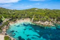 Landscape with Cala Gat on Mallorca Royalty Free Stock Photo