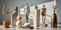 Unveiling Minimalist Masterpieces: Exploring Abstract Stone Sculptures, Body Art, and Humanoid Statues in