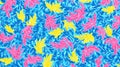 Vibrant Floral Seamless Textile Pattern Good Resolution Stock Photo Royalty Free Stock Photo