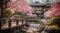 Japanese garden Royalty Free Stock Photo