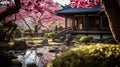 Japanese garden Royalty Free Stock Photo