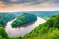 Discover the Enchanting Saar River Loop in Saarland, Germany, Europe.