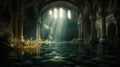 Submerged Majesty: Annie Leibovitz\'s Canon EOS R6 Captures Surreal Sunken Palace and Mermaids