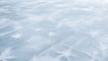 Frozen Beauty: Skated Ice Rink Surface. AI Generate