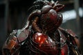 Futuristic Robot Heart with Advanced Mechanical Design