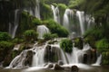 Discover The Majestic Beauty Of Natures Wonders Spectacular Waterfalls Across The Globe. Generative AI
