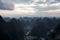 Guilin and Yangshuo Splendor: China\'s Limestone Karst Landscapes, sunrise panorama